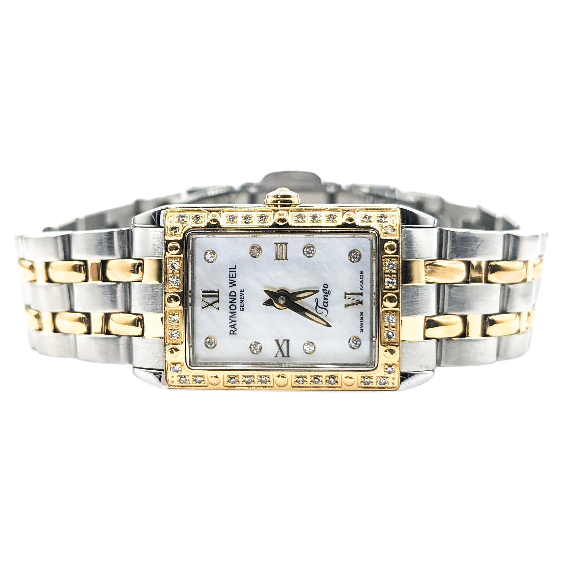 Women's Raymond Weil Two Tone Watch In Stainless Steel For Sale