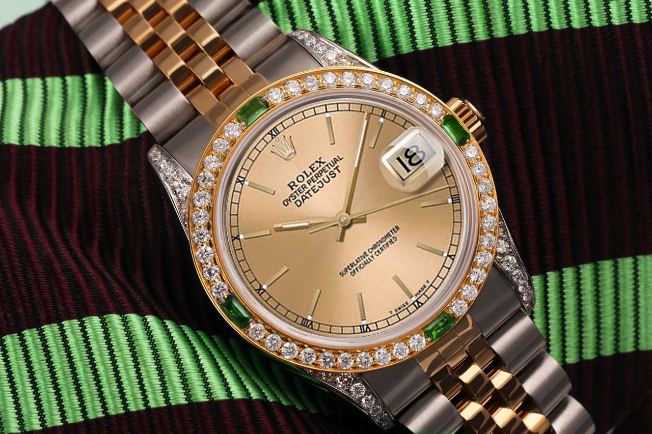 emerald rolex watch