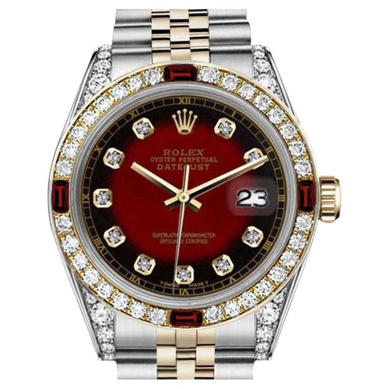 Diamond Rolex Watch Red - 79 For Sale On 1Stdibs | Red Face Rolex With  Diamonds, Rolex Red Face Diamond Bezel, Rolex Red Face With Diamonds