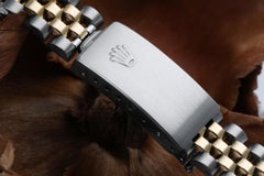 Rolex 31mm Datejust Two Tone Jubilee Silver Dial Diamond Accent Watch 68273