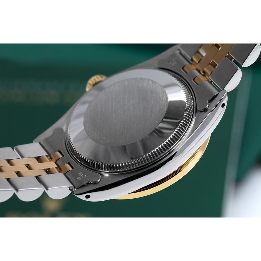 Damen''s Rolex Datejust zweifarbige Jubiläums-Uhr aus weißem Perlmutt 68273 im Angebot 1