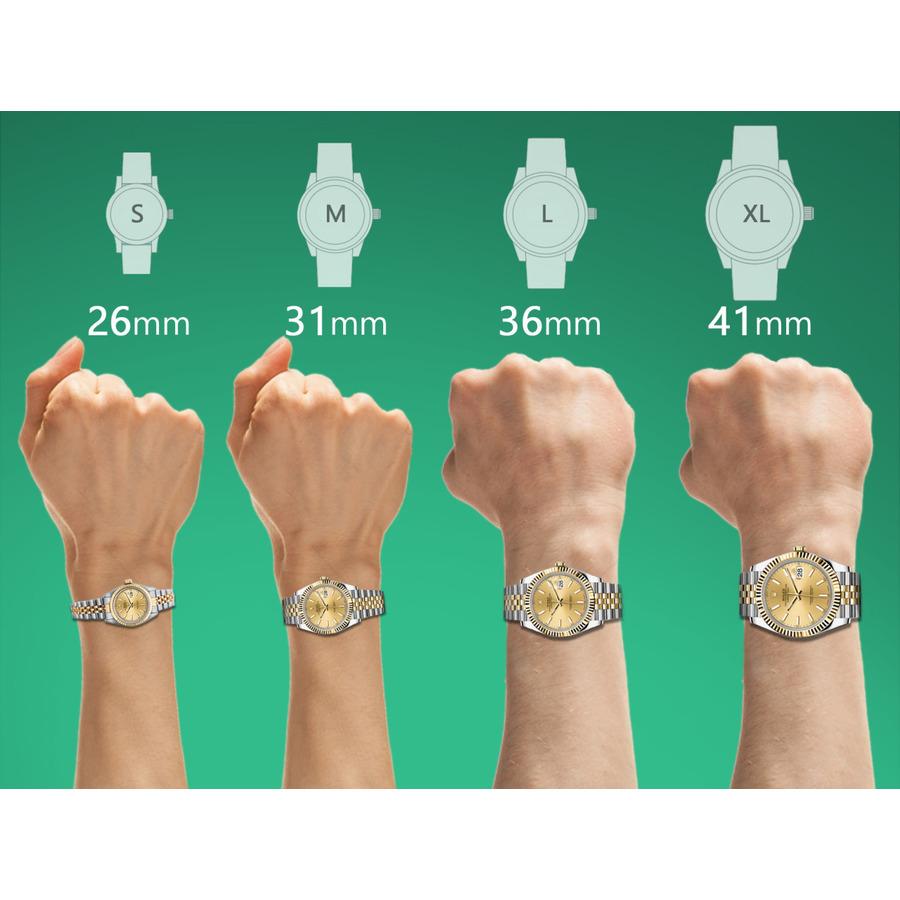 Damen''s Rolex Datejust zweifarbige Jubiläums-Uhr aus weißem Perlmutt 68273 im Angebot 5