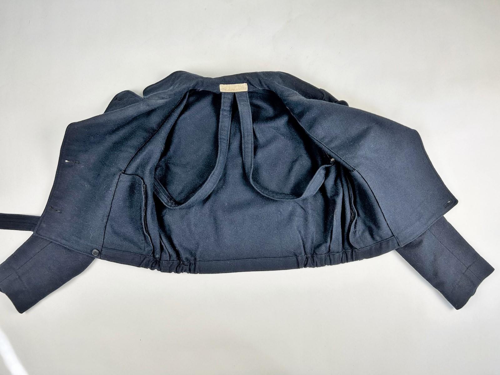 Women's ski jacket and trousers in navy wool - Galeries Lafayette Paris C. 1930 6