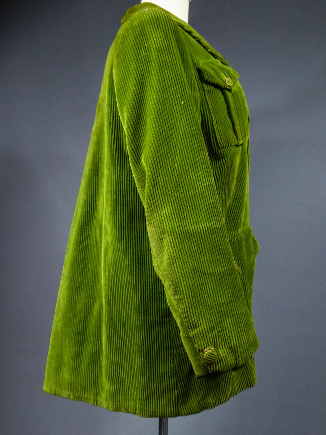 Un raro velluto sportivo da donna Jeanne Lanvin  French Collection 1947 in vendita 6