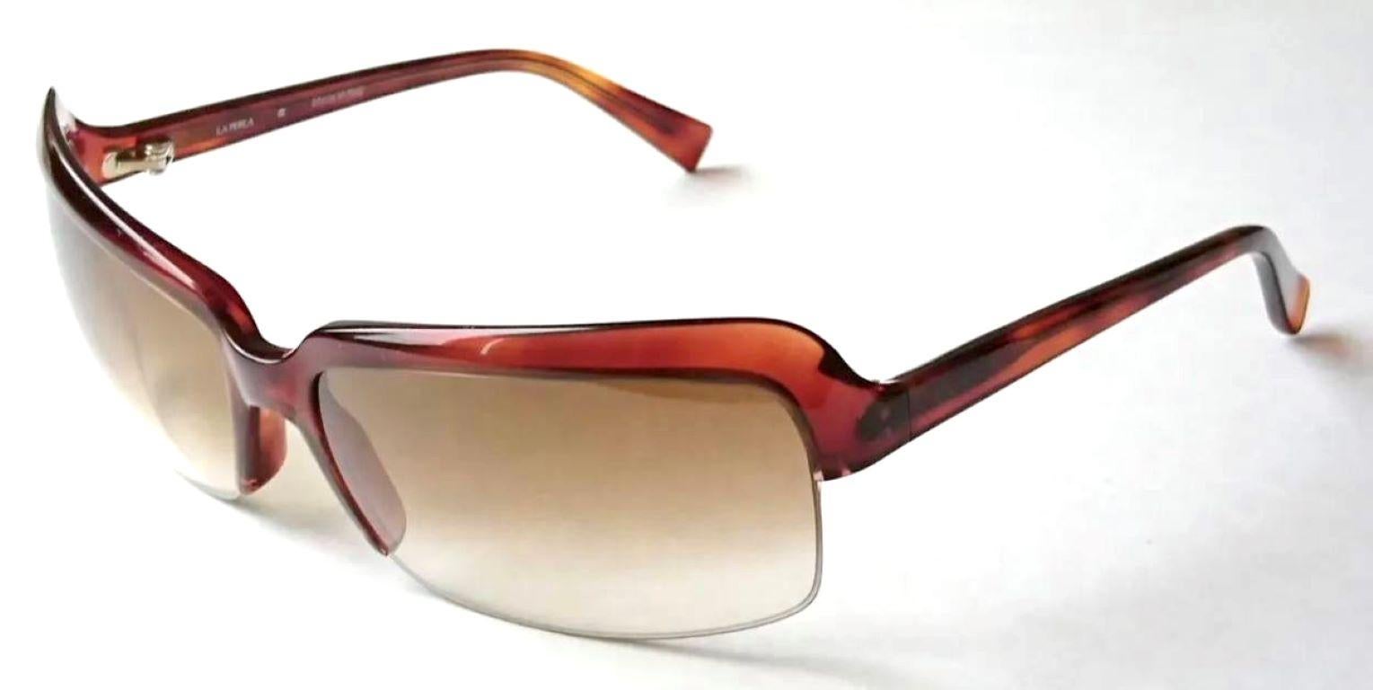 Damen-Sonnenbrille La Perla art.063M col. 0710 (Hergestellt in Italien) im Angebot 7