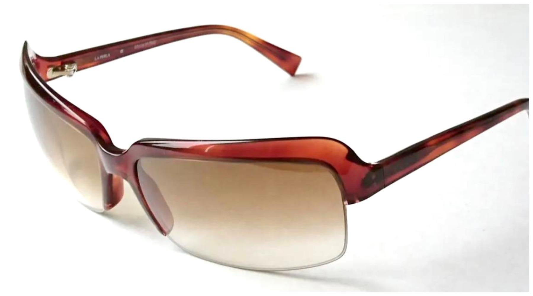 Damen-Sonnenbrille La Perla art.063M col. 0710 (Hergestellt in Italien) im Angebot 5