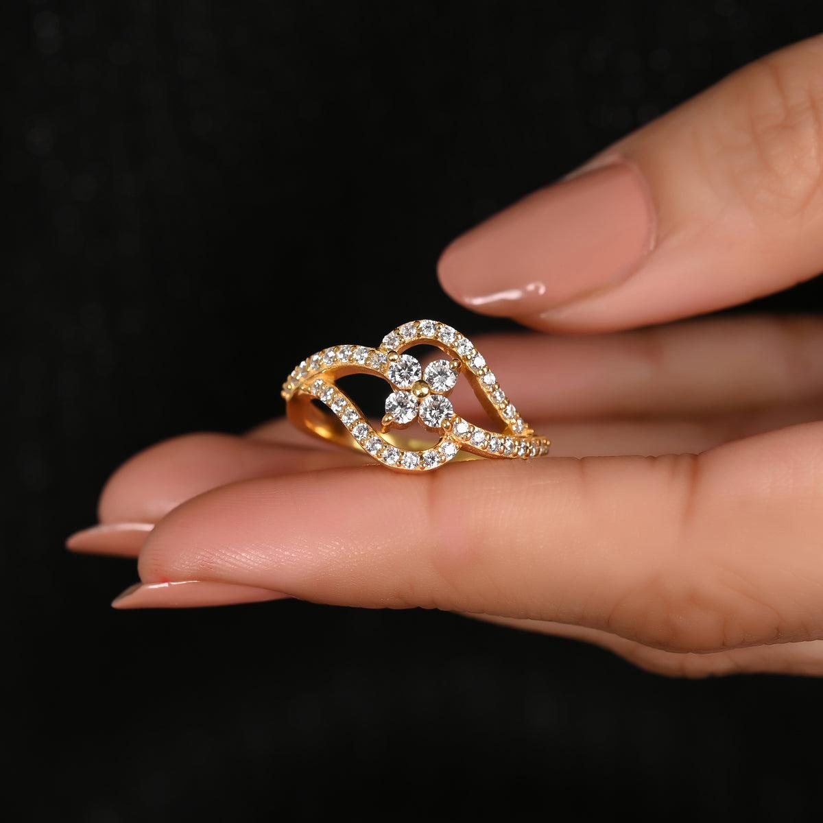 Art Déco Anello solitario da donna in stile vintage Anello nuziale di moissanite in argento 925 in vendita