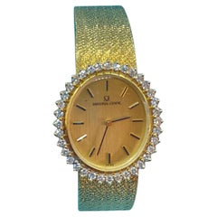 Women's Watch 18kt Gold and Natural Diamonds "Universal Geneve" Manual Winding
