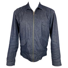 Used WON HUNDRED JEANS Wayne Size M Indigo Denim Bomber Jacket
