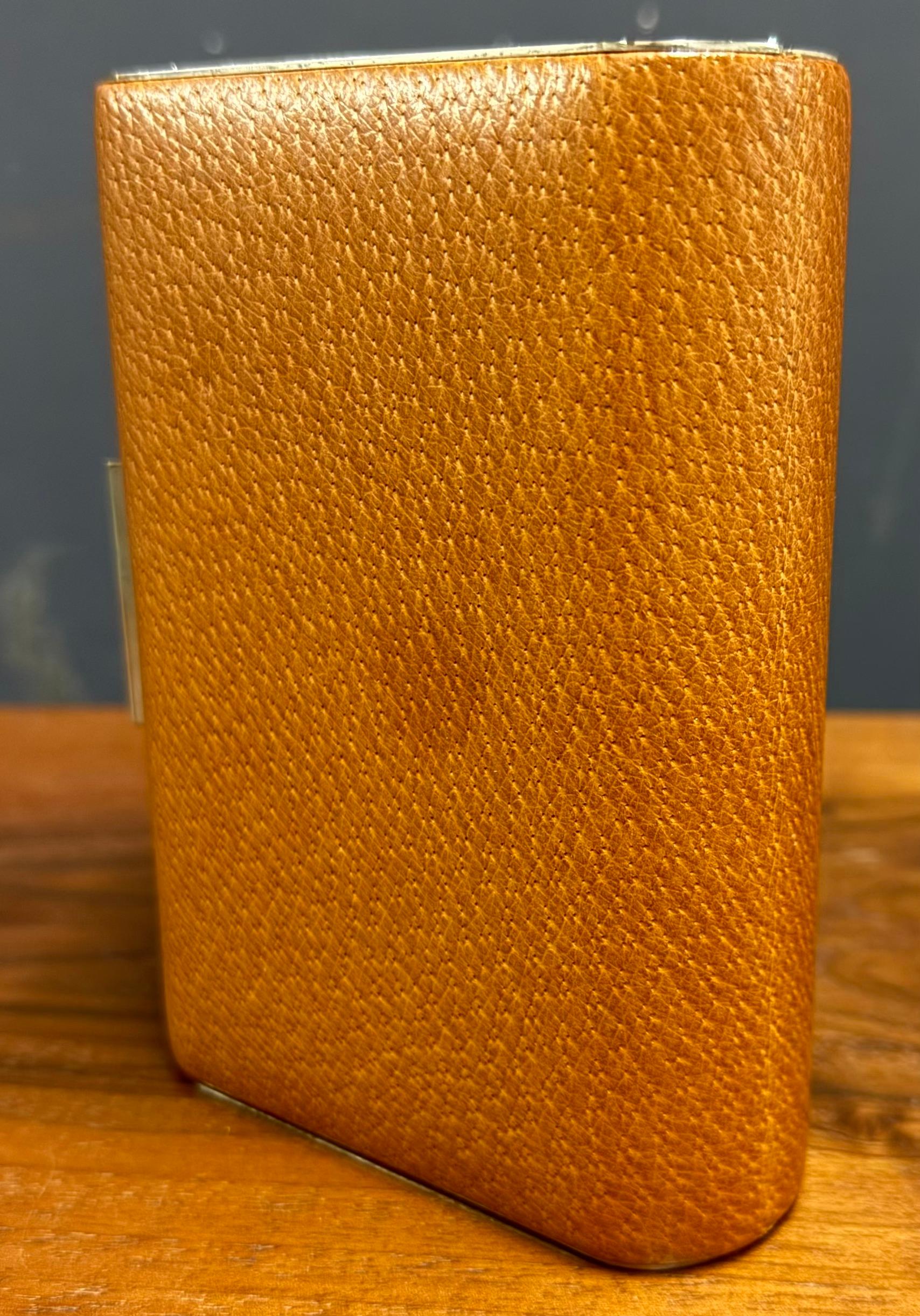 wondeful carl auböck peau porc estuche mediados del siglo XX en venta