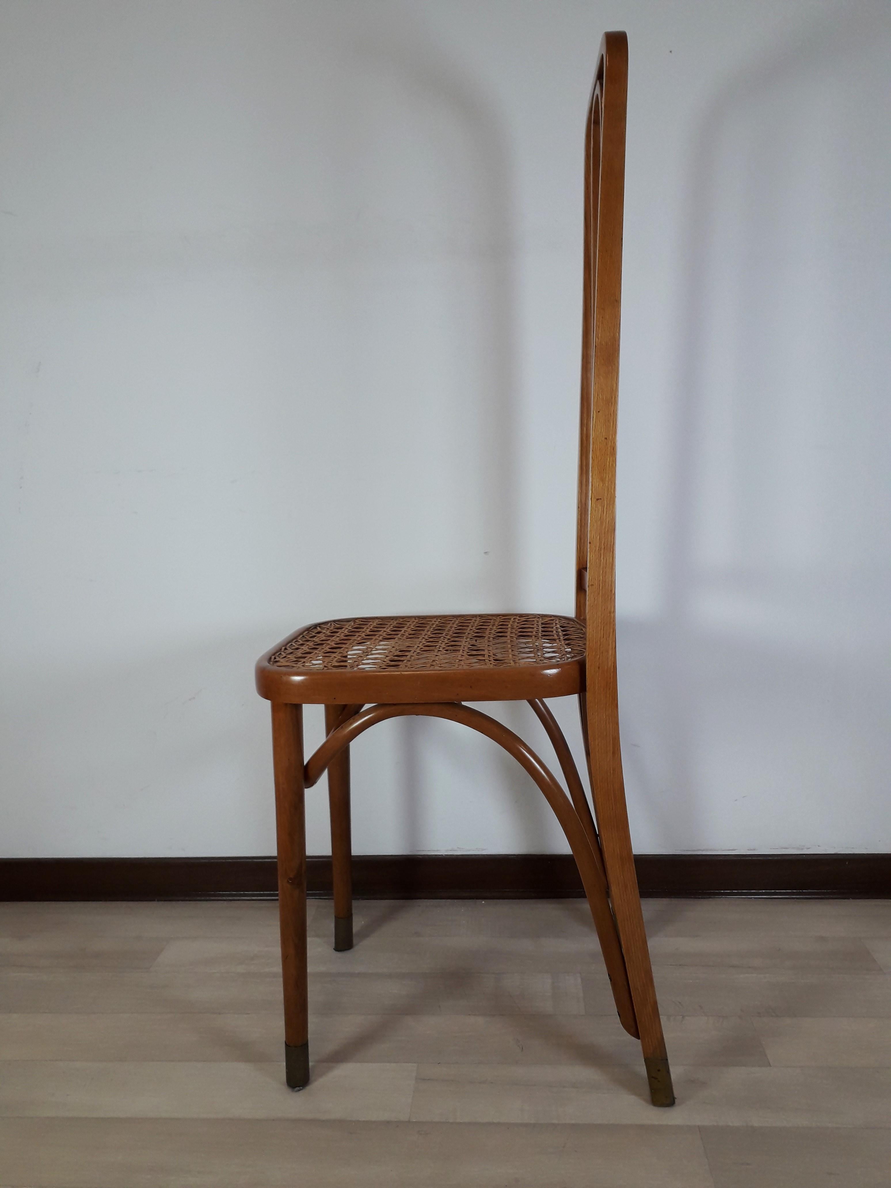 Italian Wonder Chair N.°246 by Antonio Volpe, 1912 For Sale