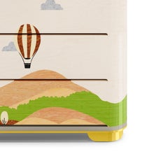 Comò Wonder di MAGILORE - Comò intarsiato per bambini