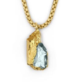 Wonder Sapiens 1 Long Necklace in 24K Gold-Plated Bronze by Marion Fillancq
