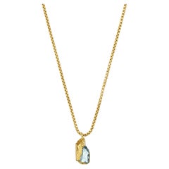 Wonder Sapiens 1 Long Necklace in 24K Gold-Plated Bronze by Marion Fillancq