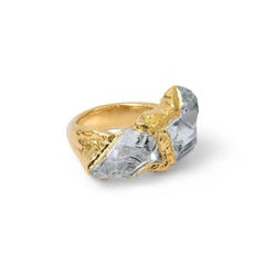 Wonder Sapiens 13 Hand-Sculpted Ring, 24K Gold-Plated Bronze by Marion Fillancq
