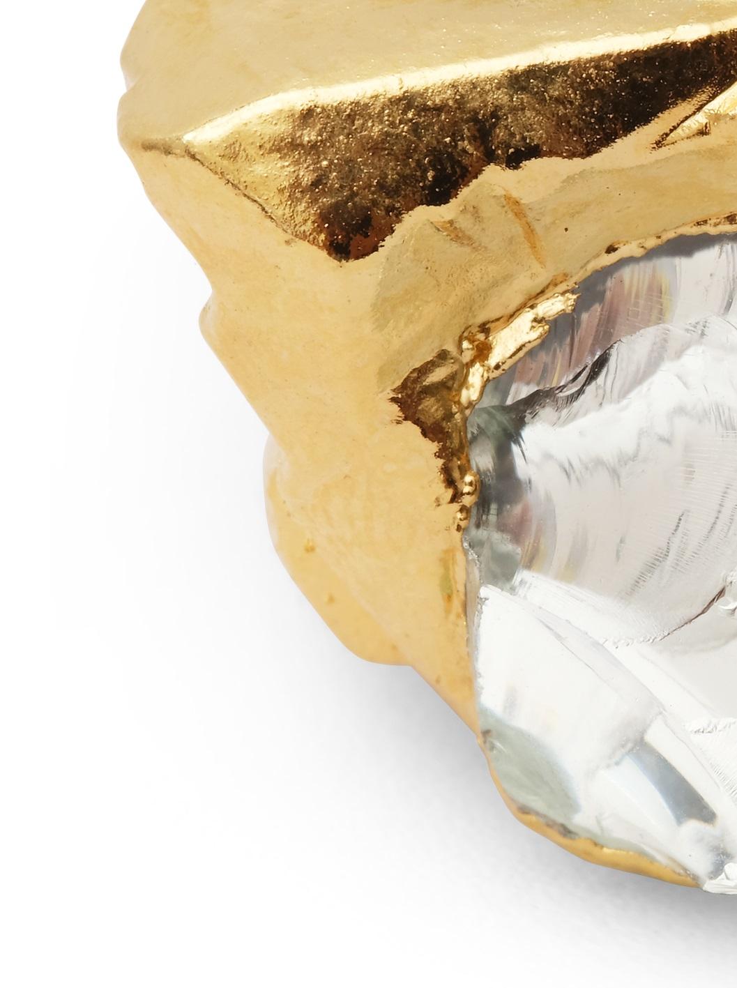 Anello Wonder Sapiens 13 scolpito a mano, bronzo placcato oro 24K di Marion Fillancq In condizioni Nuovo in vendita a Geneve, CH