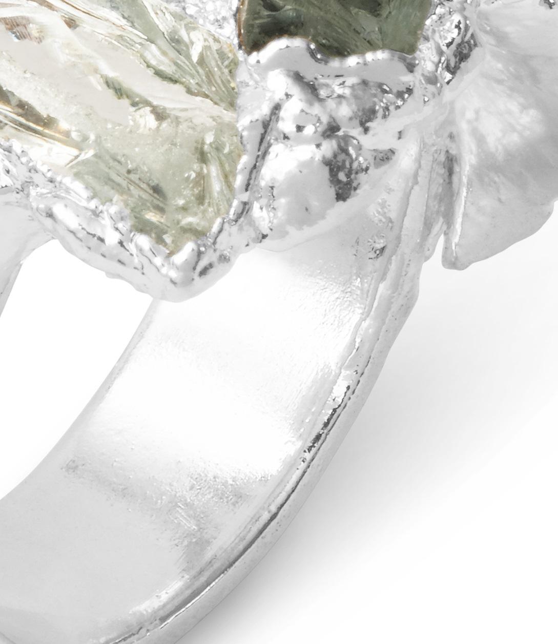 Altro Anello Wonder Sapiens 14 scolpito a mano in bronzo placcato argento di Marion Fillancq in vendita