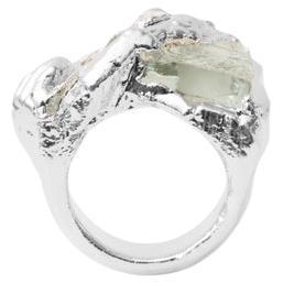 Wonder Sapiens 15 Hand-Sculpted Ring in Silver-Plated Bronze by Marion Fillancq