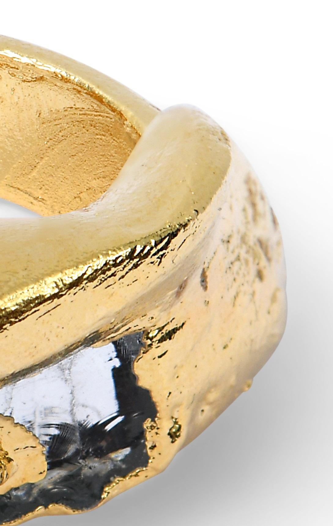 Wonder Sapiens 4 Handgefertigter Ring aus 24k vergoldeter Bronze von Marion Fillancq (Sonstiges) im Angebot