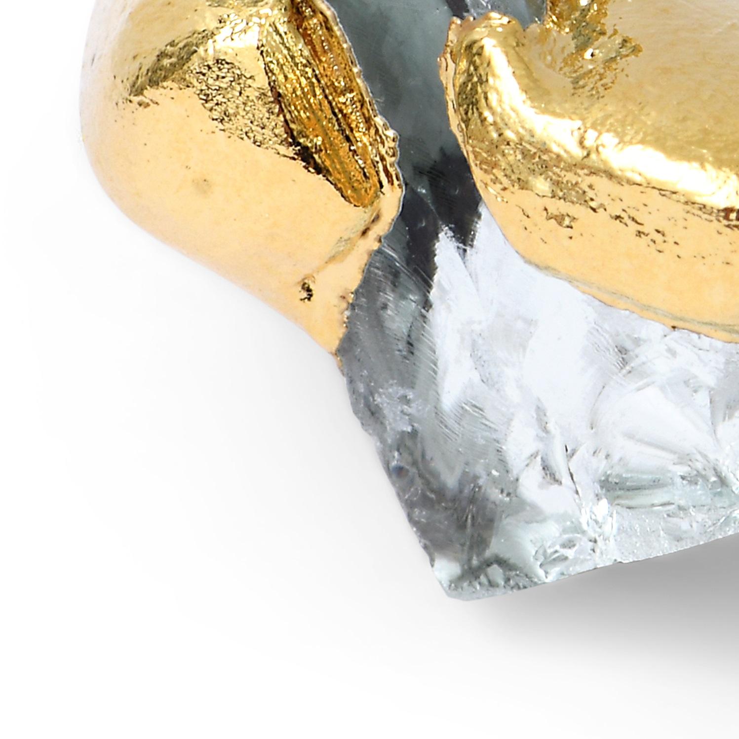 Wonder Sapiens 4 Handgefertigter Ring aus 24k vergoldeter Bronze von Marion Fillancq (21. Jahrhundert und zeitgenössisch) im Angebot