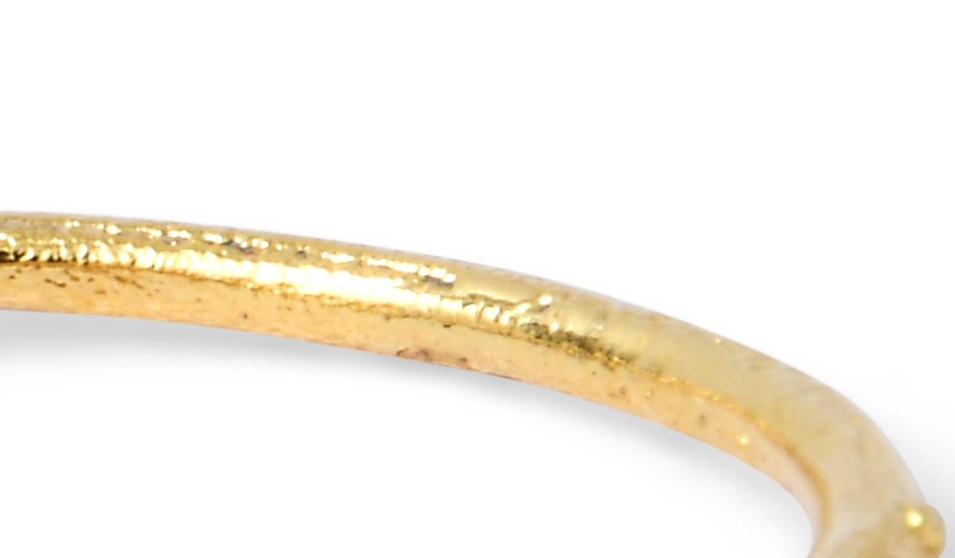 XXI secolo e contemporaneo Anello Wonder Sapiens 4 scolpito a mano in bronzo placcato oro 24k di Marion Fillancq in vendita