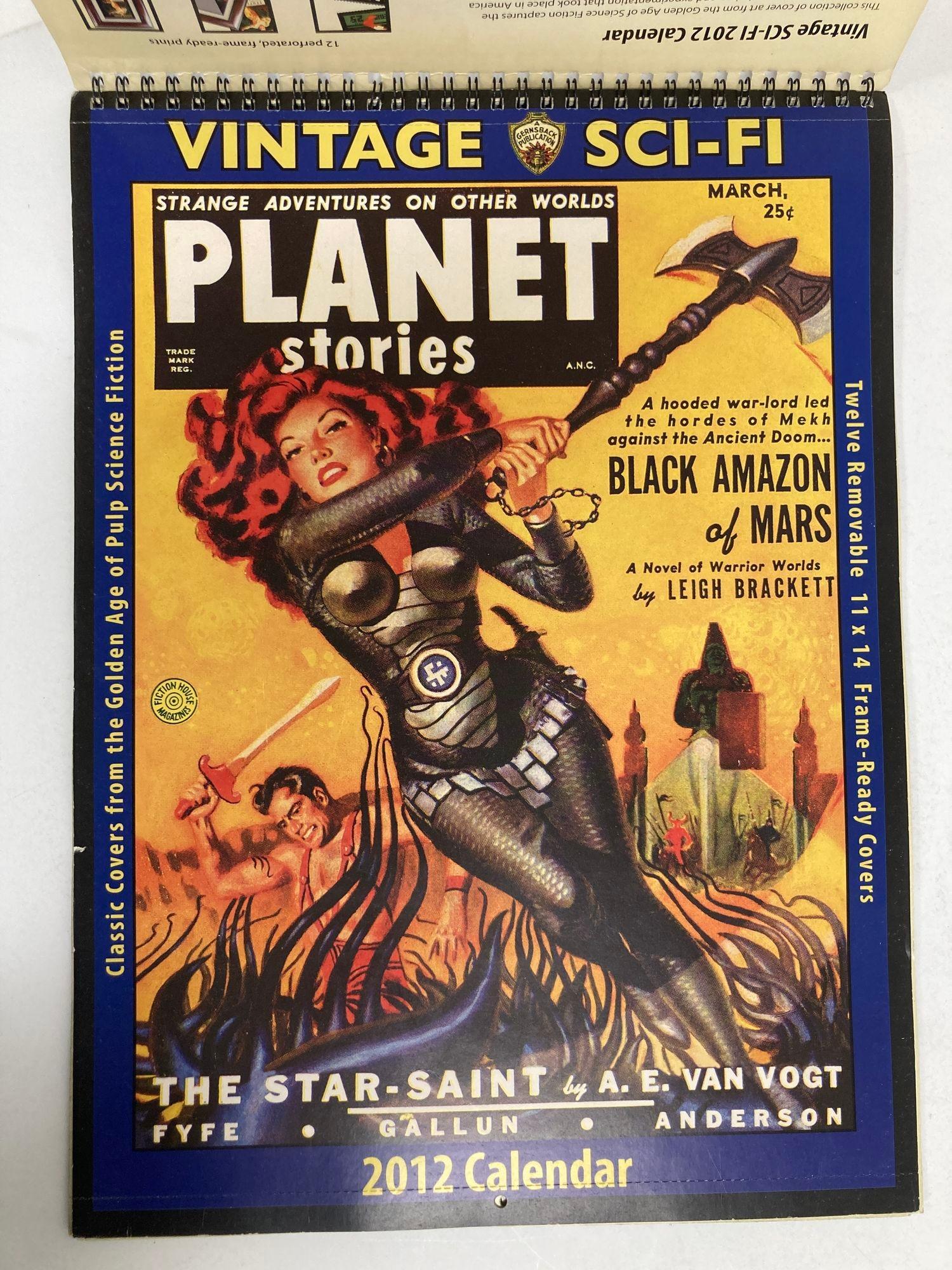 Wonder Stories Calendar 1930s Covers by Gernsback-Frank R Paul Collectible For Sale 5