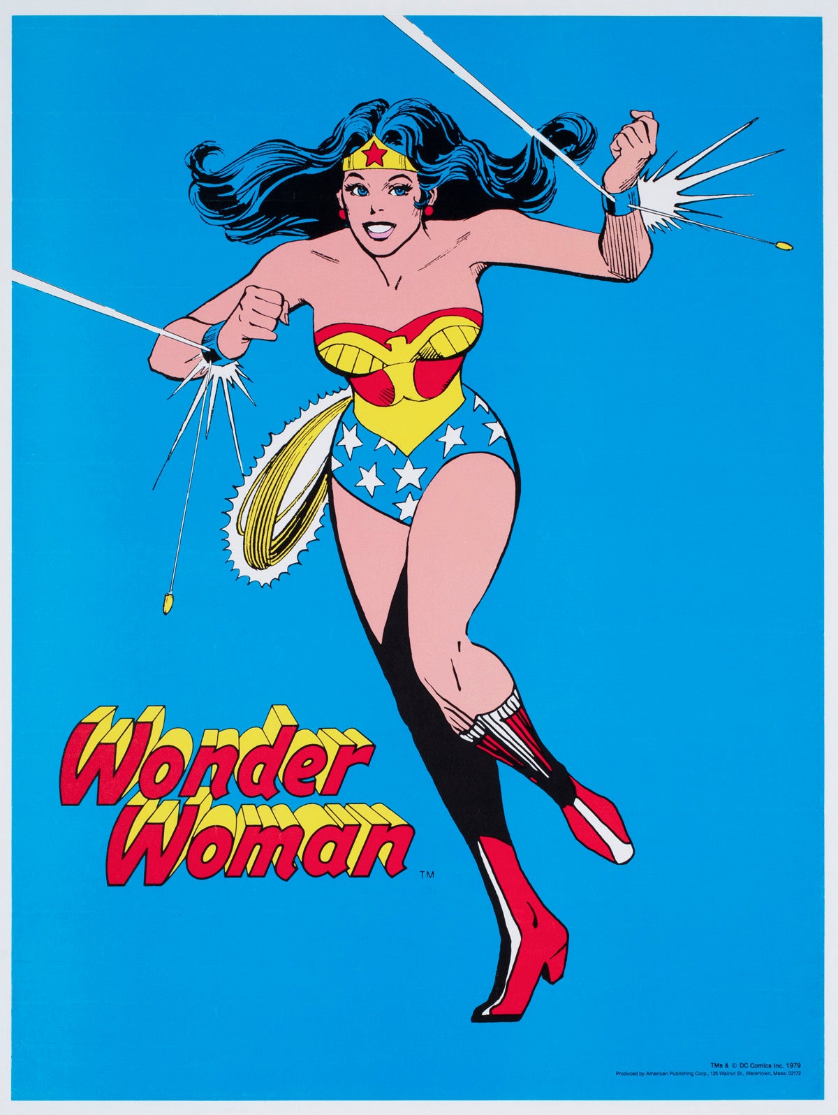 Wonder Woman 1979 DC Comics Poster For Sale