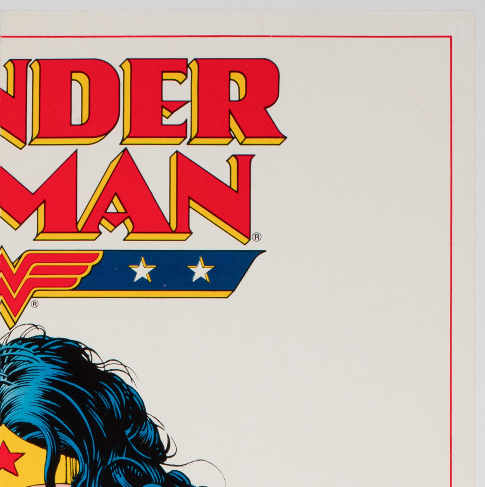 Wonder Woman 1992 US DC COMICS Póster Promocional, BRIAN BOLLAND en Excelente estado para la venta en Bath, Somerset
