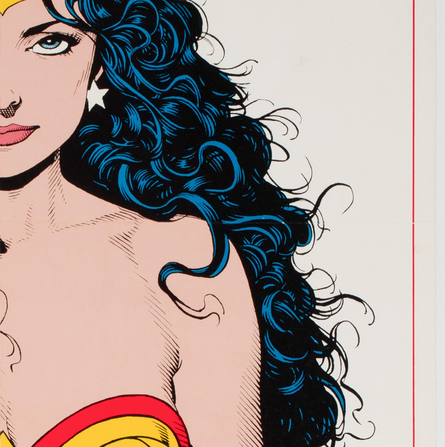 Wonder Woman 1992 US DC COMICS Póster Promocional, BRIAN BOLLAND Lino en venta