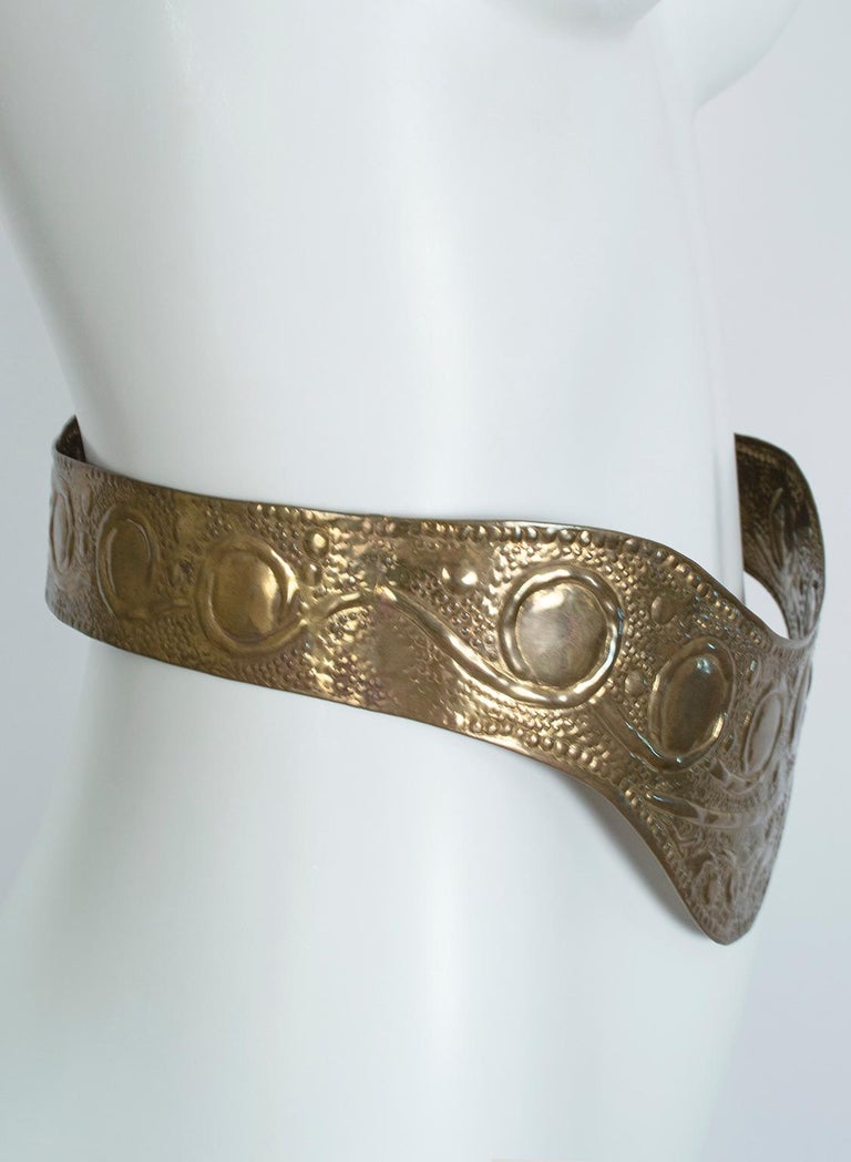 Wonder Woman Brass Waist Cincher Corset Statement Belt – S-M  display picture 1