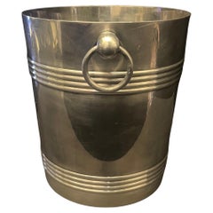 Wonderdful Christofle Vintage Silvered Biarritz Champagne Ice Bucket GALLIA