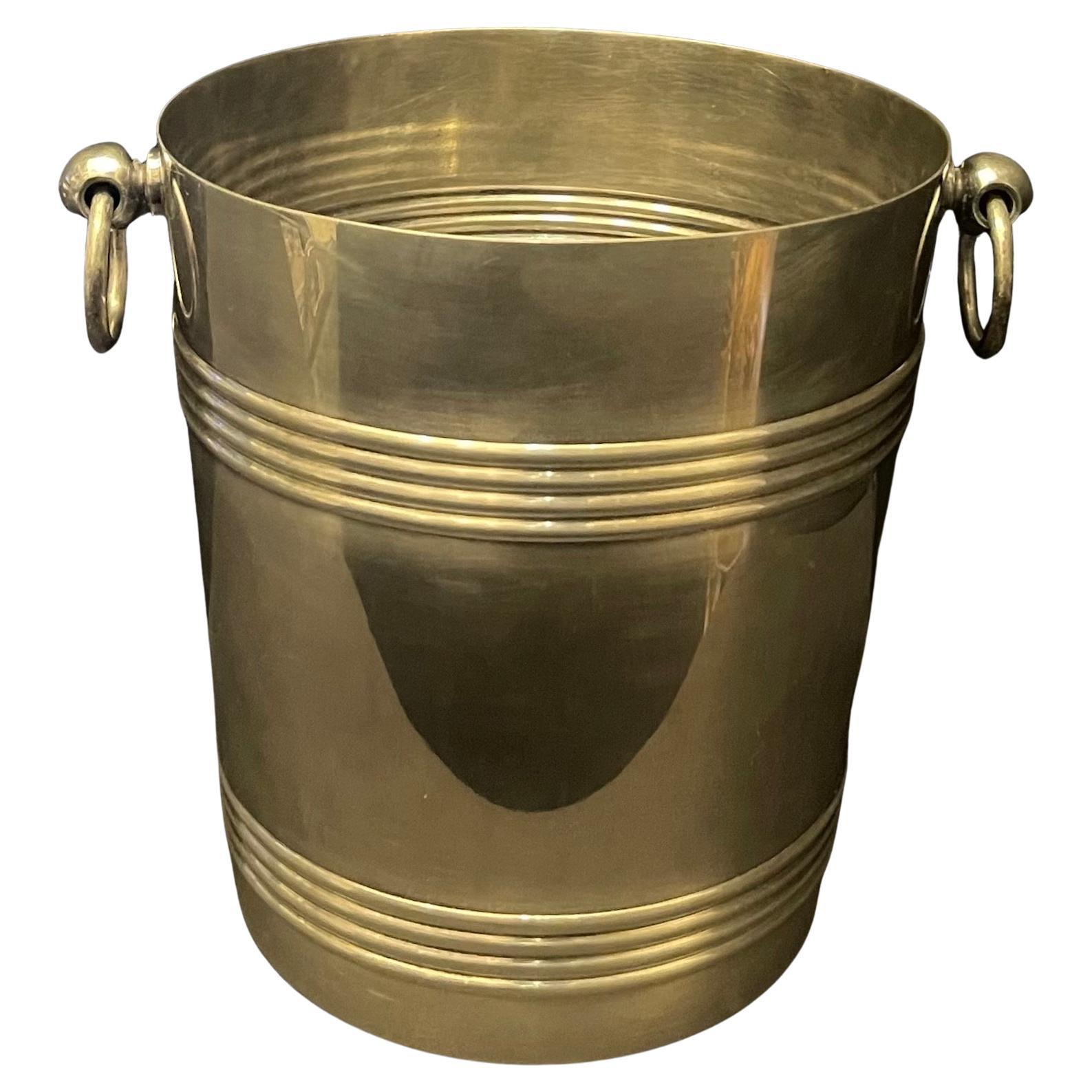 Wonderdful Christofle Vintage Silvered Biarritz Champagne Ice Bucket GALLIA