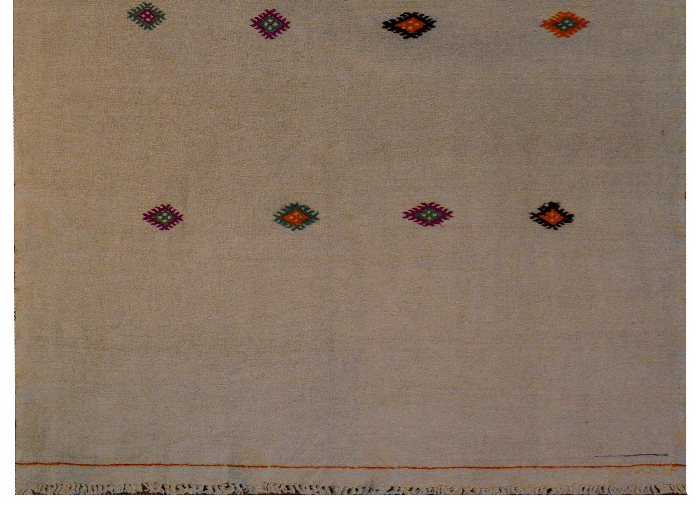 Merveilleux tapis Kilim Konya Vintage Bon état - En vente à Chicago, IL