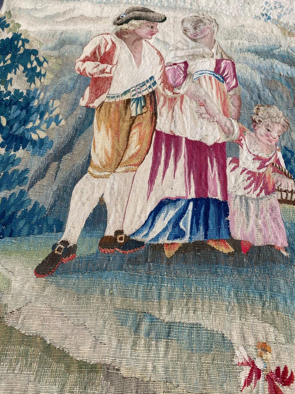 Wonderful 18th Century Aubusson Tapestry Panel 5