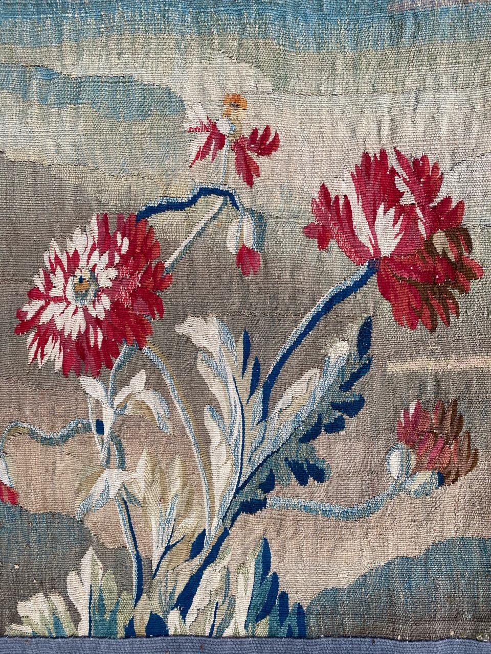 French Wonderful 18th Century Aubusson Tapestry Panel