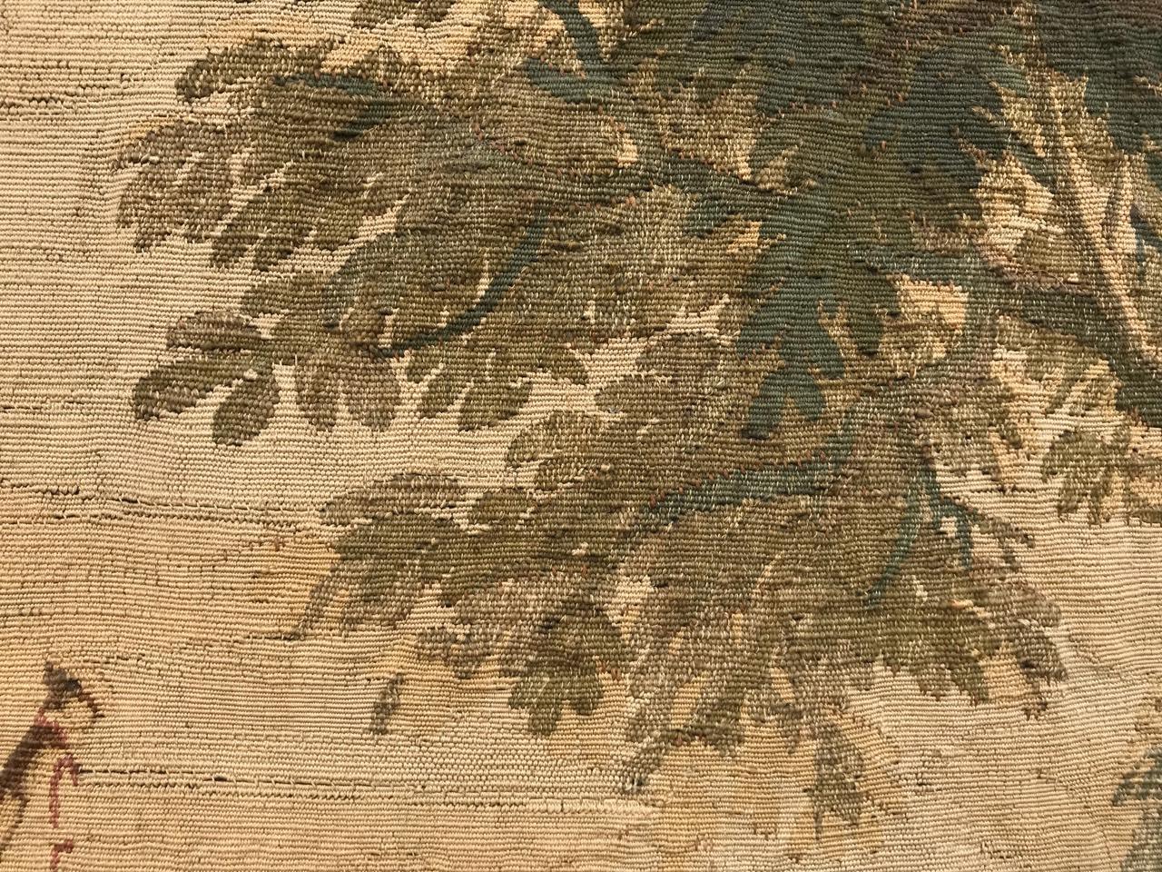 Wunderschöner kleiner Aubusson-Wandteppich aus dem 18. Jahrhundert im Angebot 4
