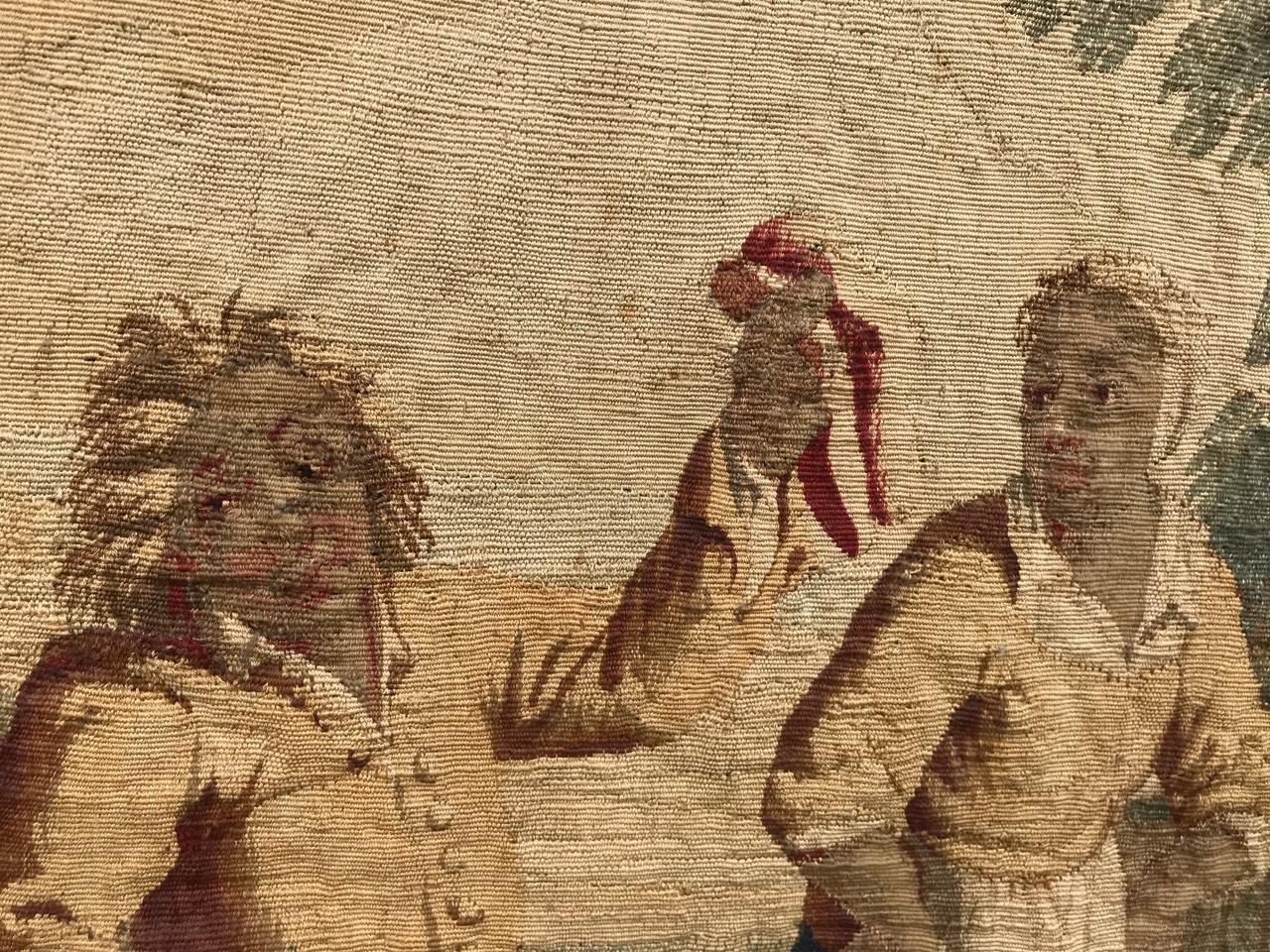 XVIIIe siècle Merveilleuse tapisserie d'Aubusson du 18ème siècle en vente