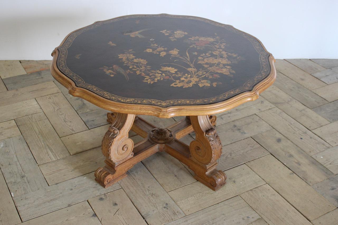 Wonderful 1950s-1960s French Centre Table Attributed to Maison Jansen For Sale 1