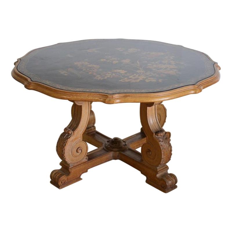 Wonderful 1950s-1960s French Centre Table Attributed to Maison Jansen For Sale