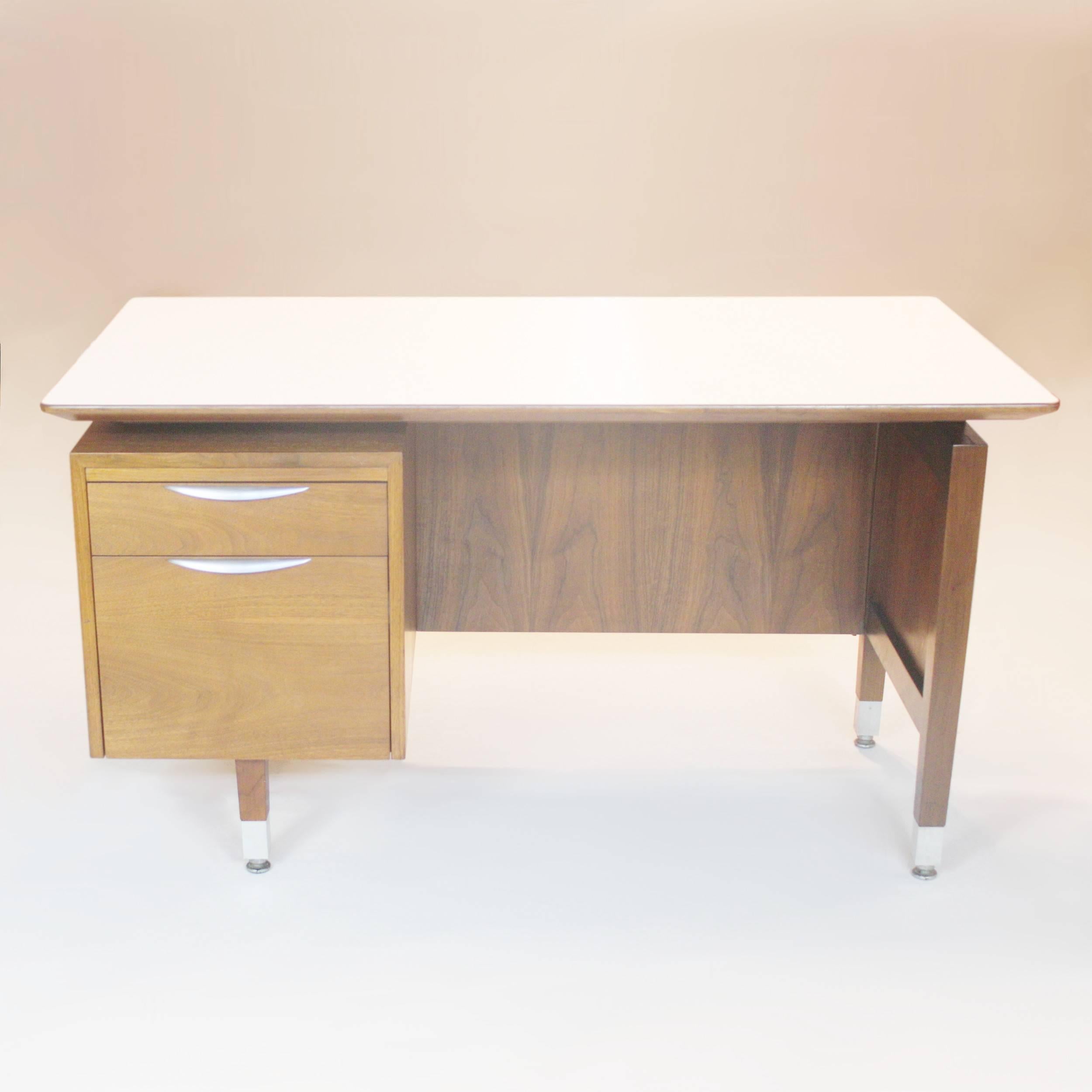 mid century modern executive desk