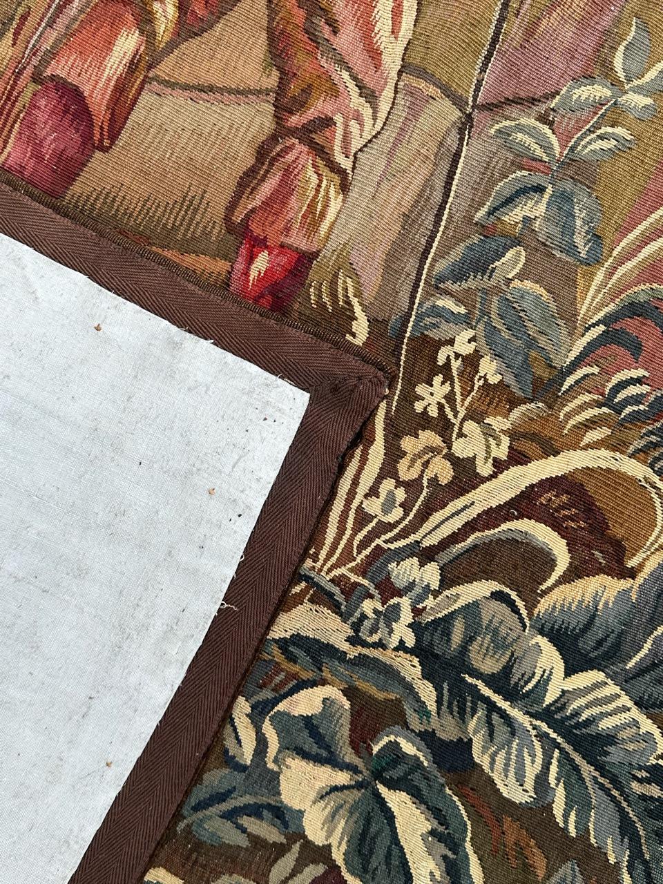 Merveilleuse tapisserie d'Aubusson française du 19ème siècle de Bobyrug  en vente 11