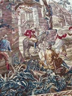 Bobyrug’s Wonderful 19th century french Aubusson tapestry