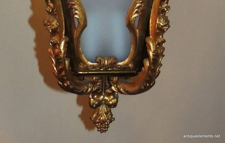 Maravillosa linterna francesa del siglo XIX Caldwell Regal Bronce Paneles de cristal esmerilado en Bueno estado para la venta en Roslyn, NY