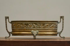 Wonderful 19th Century Neoclassical Cachepot or Planter in Patinated Brass