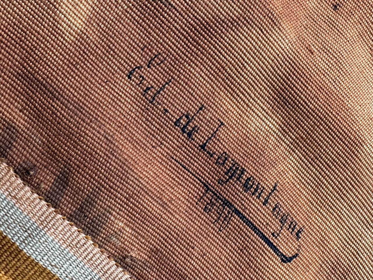 Wunderschöner französischer Aubusson-Wandteppich, handgedruckt und bemalt, 19. Jahrhundert im Angebot 1