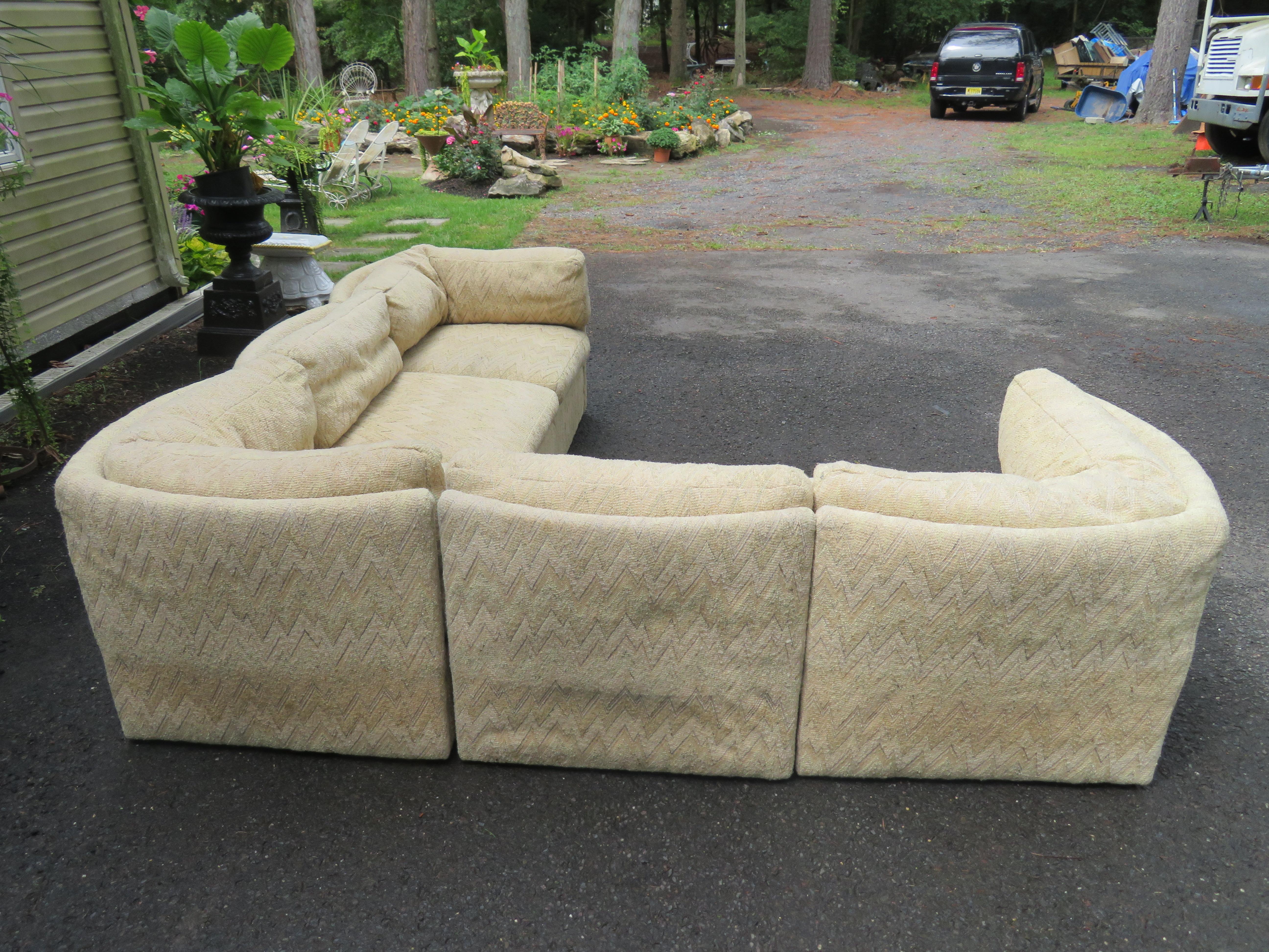 curved back sectional sofa