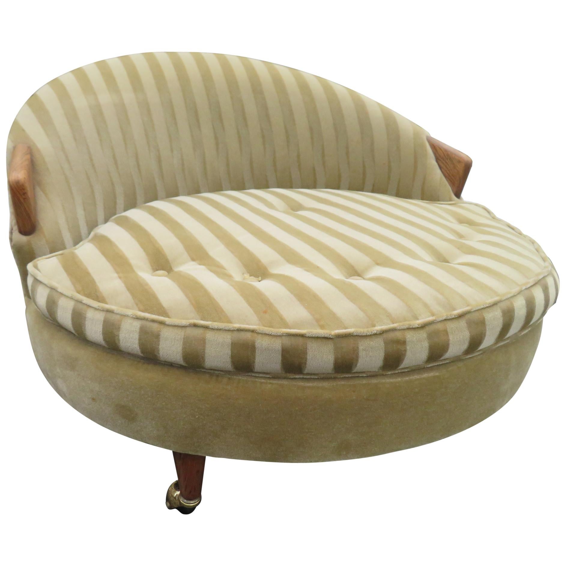 Wonderful Adrian Pearsall "Havana" Circular Lounge Chair Mid-Century Modern