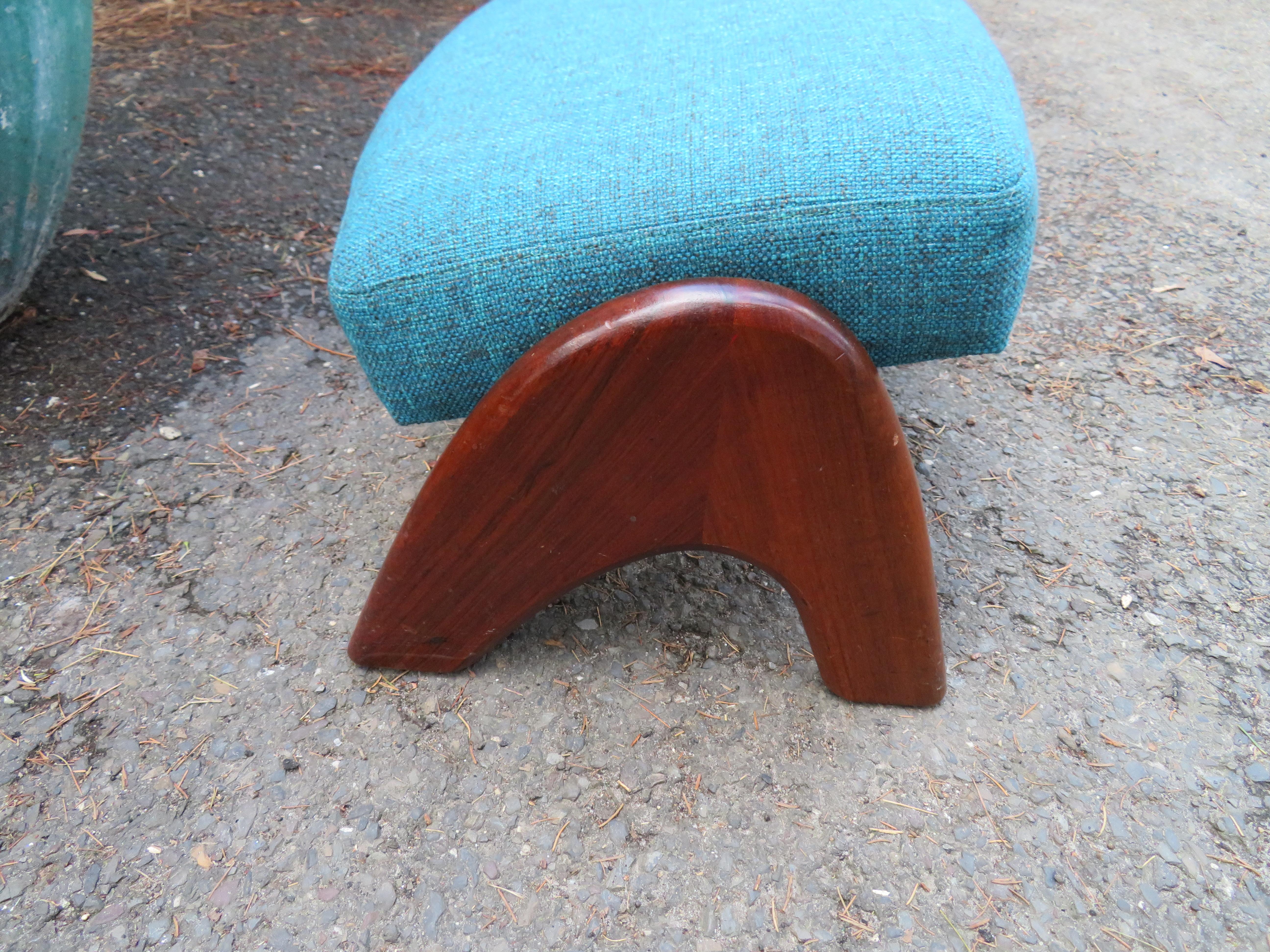 American Wonderful Adrian Pearsall Ottoman for Crescent Lounge Chair Mid-Century Modern