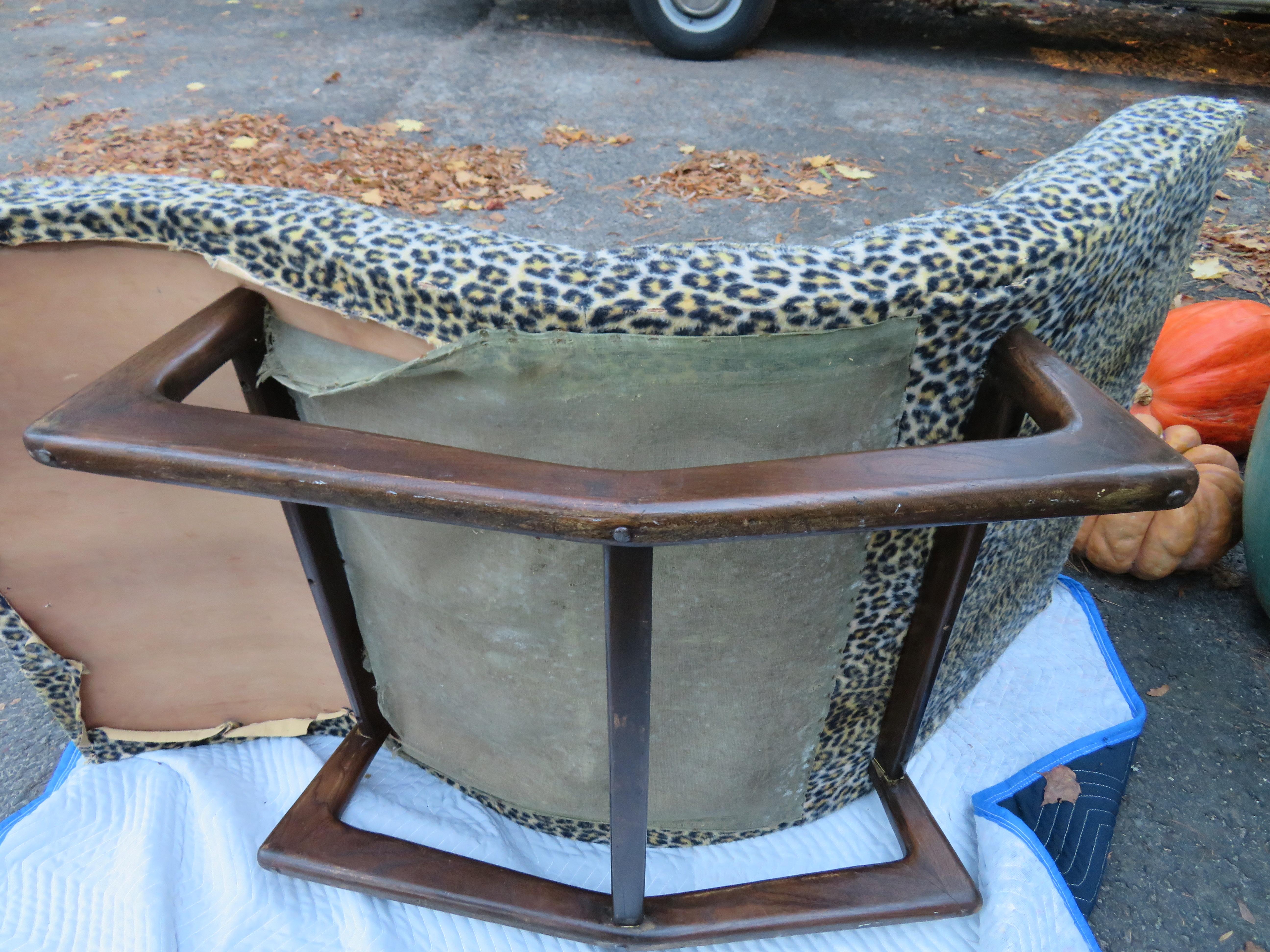 Wonderful Adrian Pearsall Sculptural Wave Chaise Lounge Mid-Century Modern In Good Condition In Pemberton, NJ