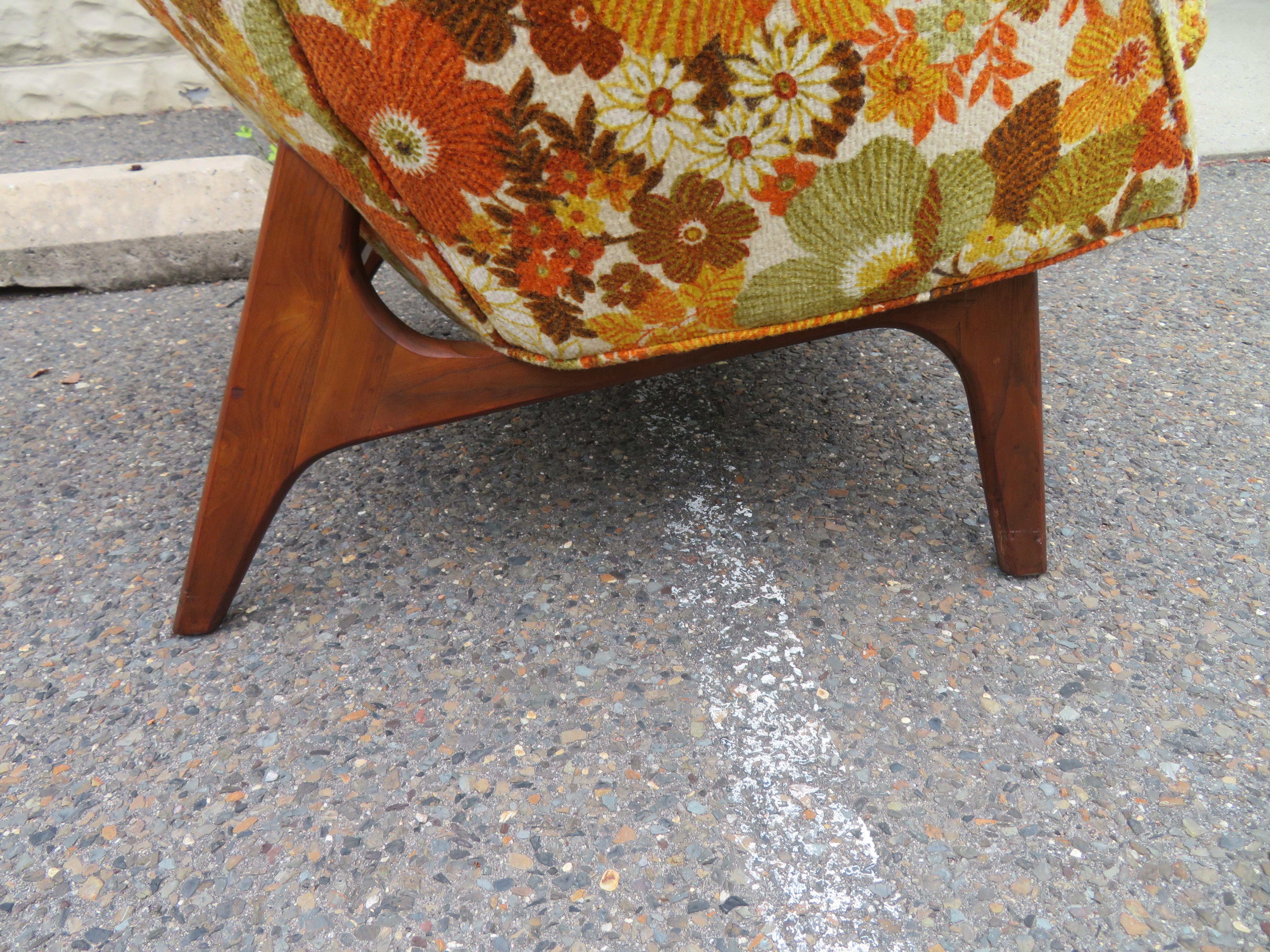 Wonderful Adrian Pearsall Wing High Back Chair Craft Associates Model 2231-C 2